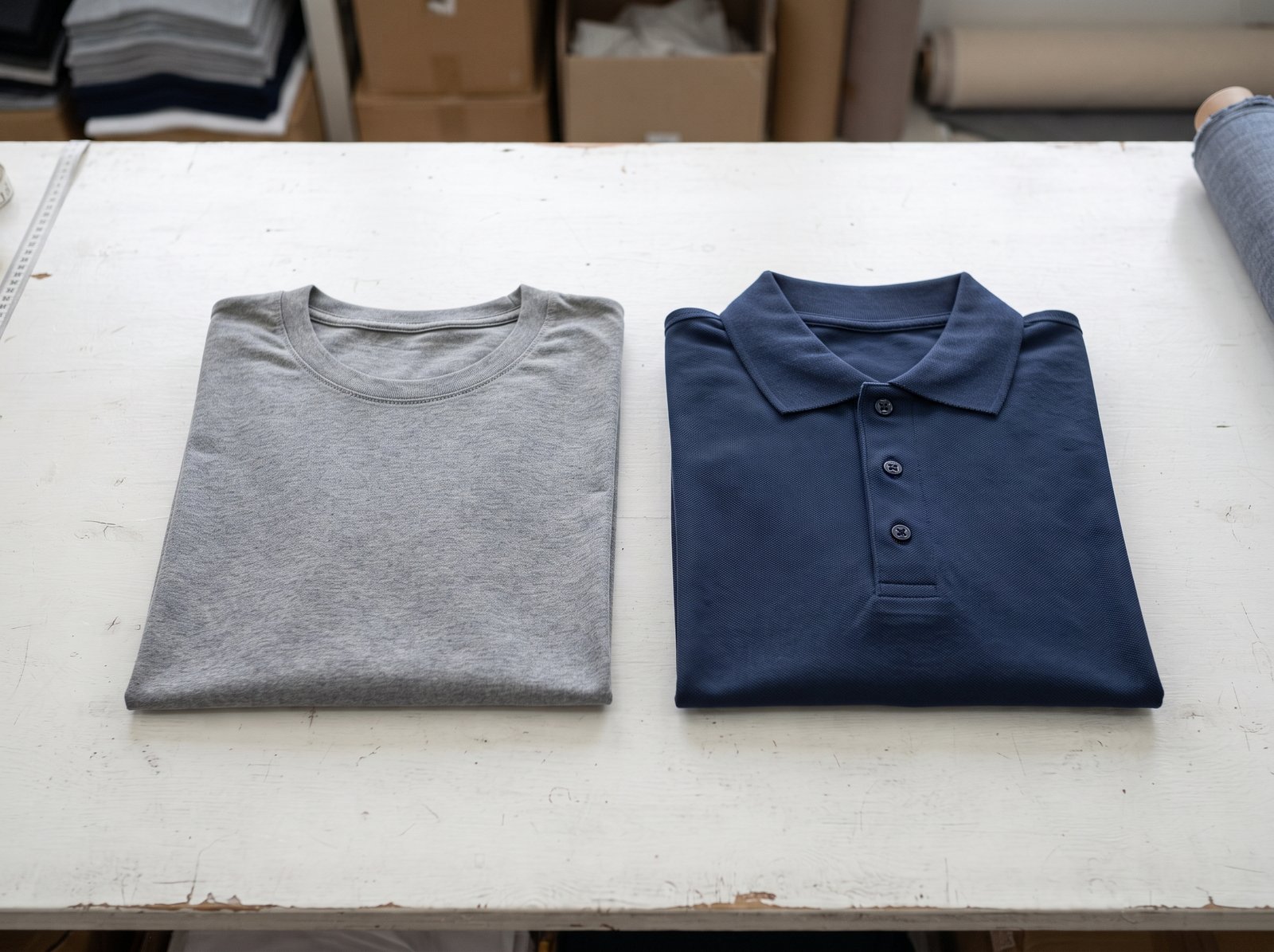 Garment flat lay