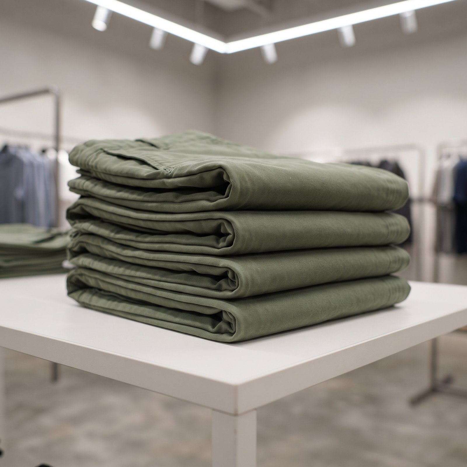 Straight-leg chinos