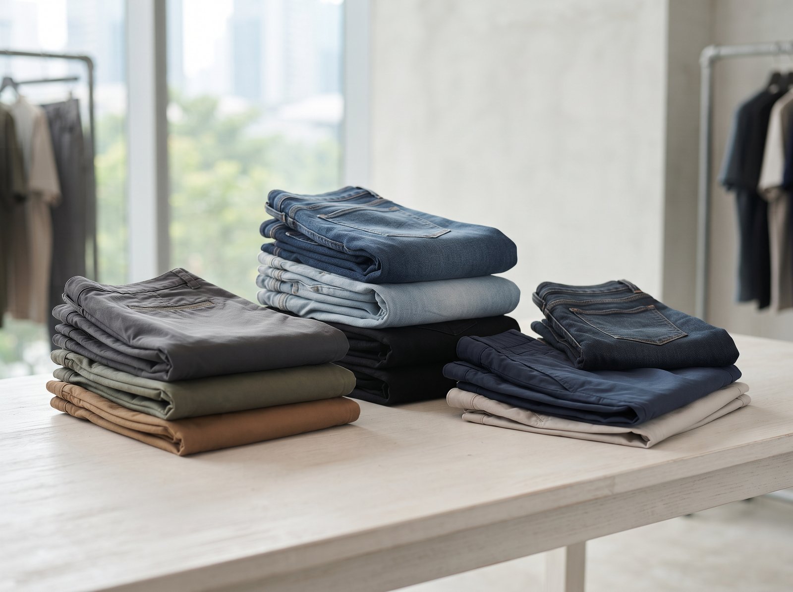 Bottoms and denim