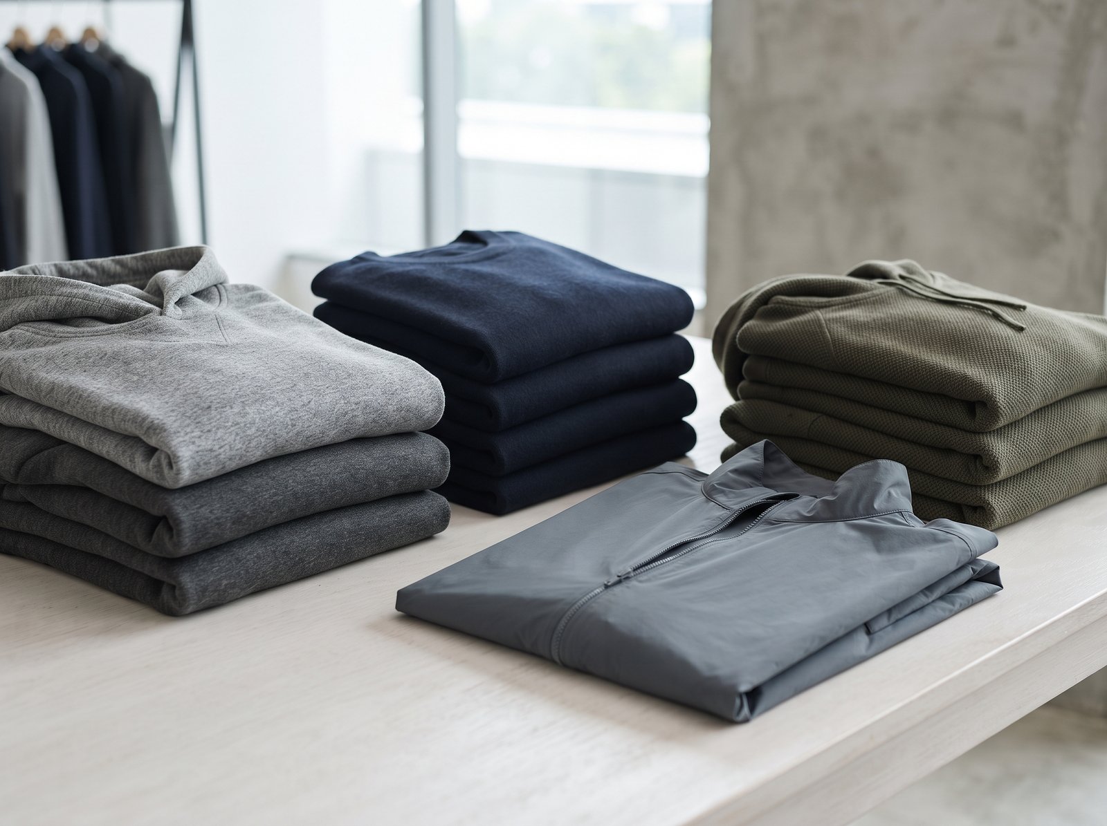 Knitwear and outerwear